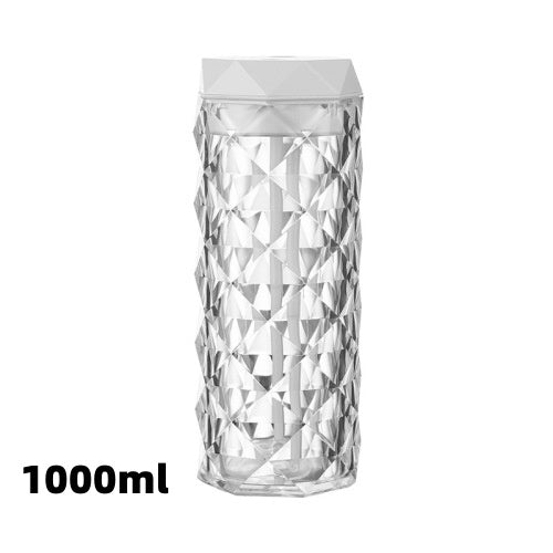 Crystal Lamp Air Humidifier with Color Night Light – Touch-Activated
