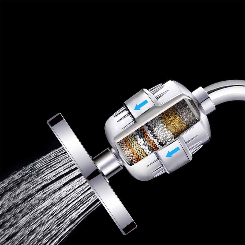 10 Layer Shower Head Filter - Removes Chlorine, Heavy Metals, Odors & More
