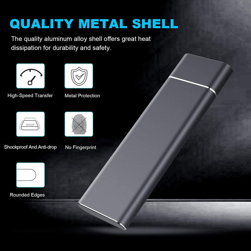 High-Speed 2TB Portable Solid State Drive – Compact and Reliable Storage Solution