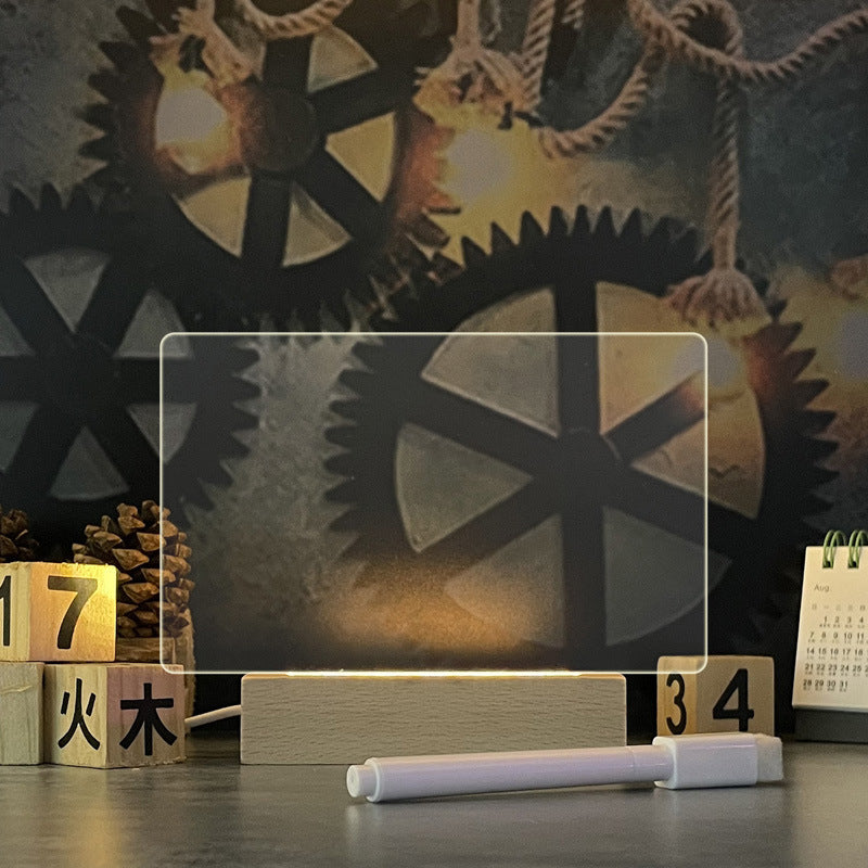Creative LED Night Light with Message Board