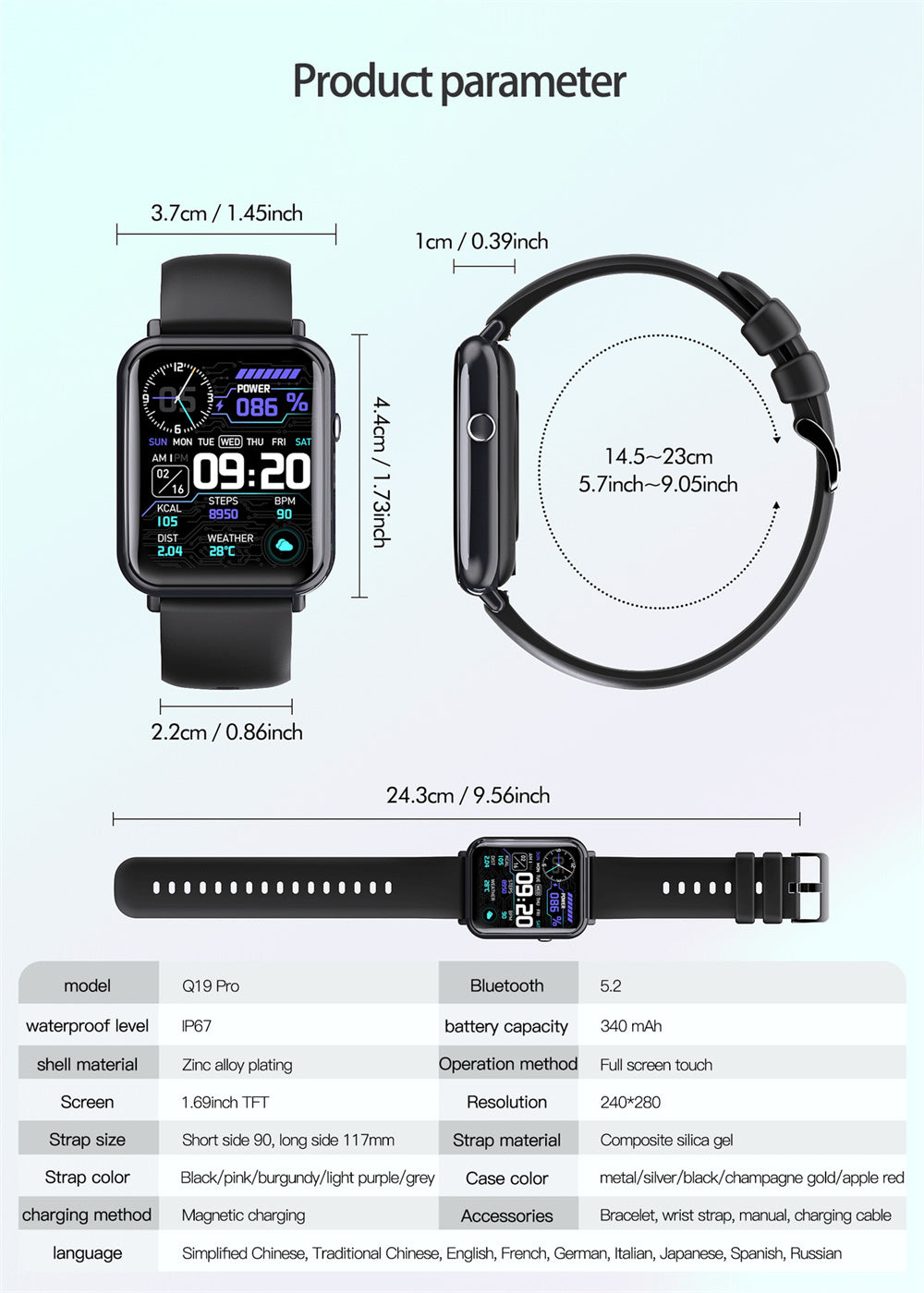 Women's Smart Waterproof Watch