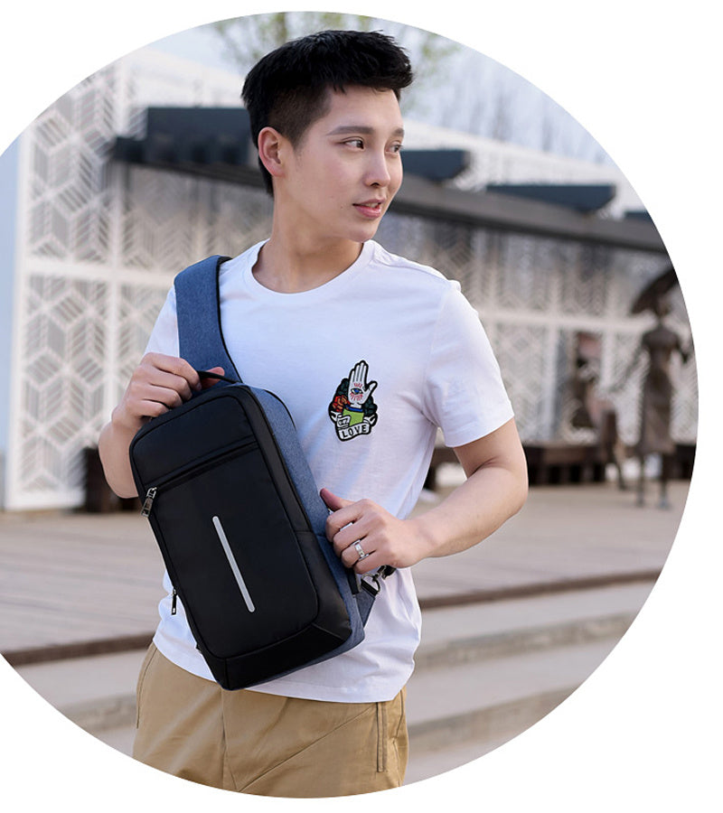 Anti-Theft USB Charging Chest Bag – Secure, Convenient, and Stylish Travel Companion