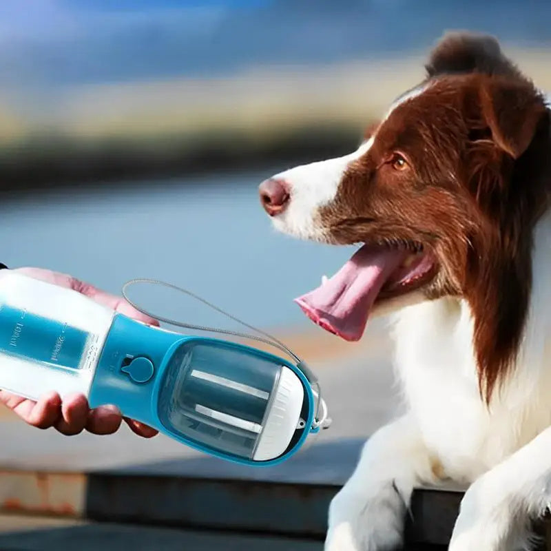 3-in-1 Portable Pet Cup – Water, Food, and Waste Management On-the-Go