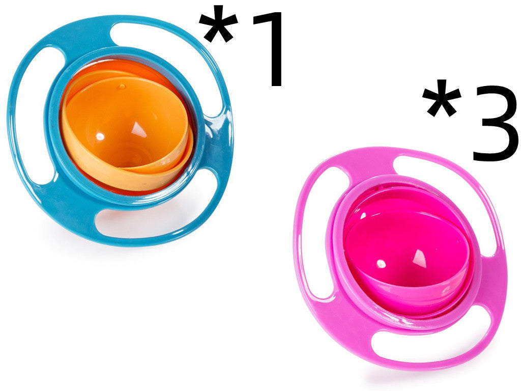 360 Rotate Universal Spill-proof Bowl Dishes | 3PCS Set
