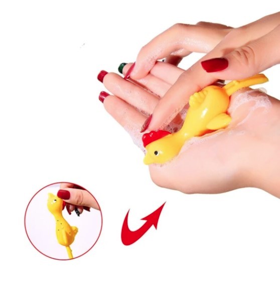 10-Pcs Flying Chicken Catapult Toy