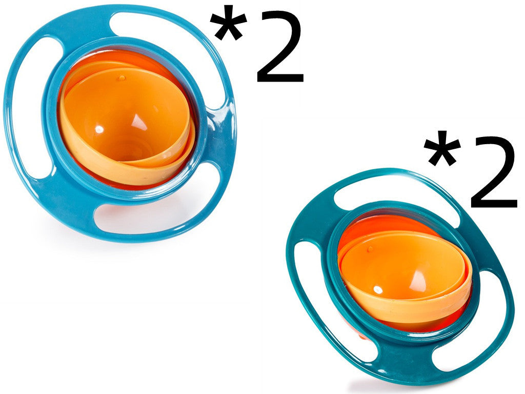 360 Rotate Universal Spill-proof Bowl Dishes | 3PCS Set
