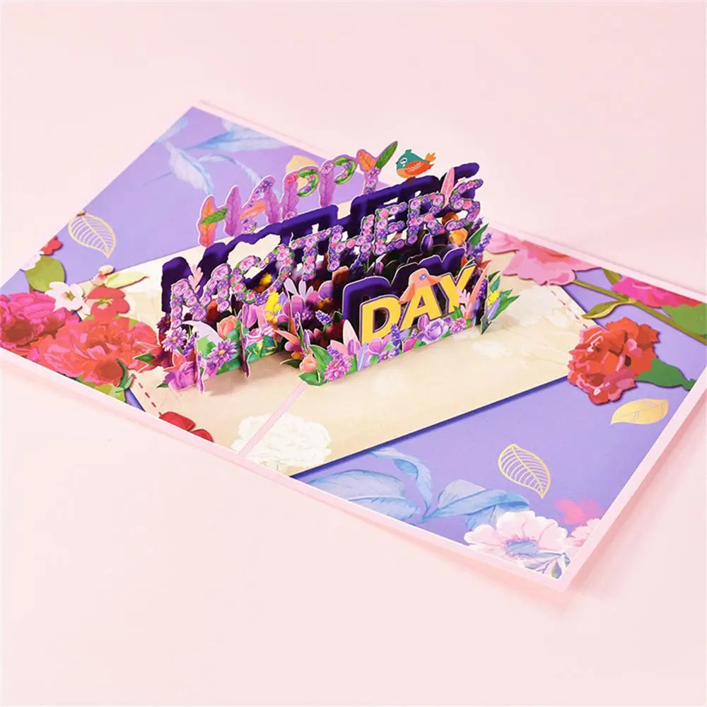 3D PopUp Flower Bouquet Cards Gift