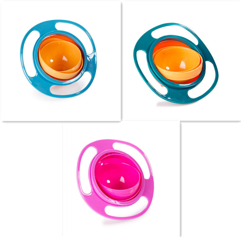 360 Rotate Universal Spill-proof Bowl Dishes | 3PCS Set