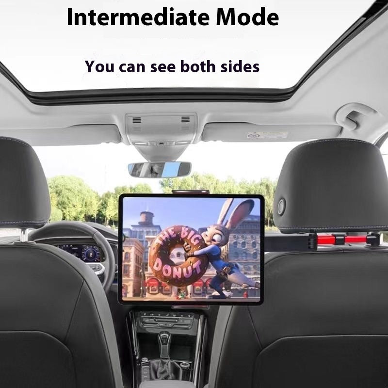 Car Back Seat Phone & Tablet Holder – Stable, Silent, and Dual-Use Design