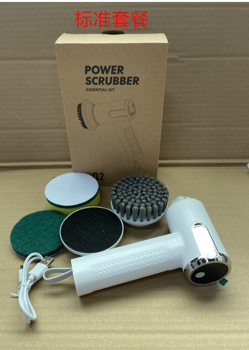 Smart Display Electric Cleaning Brush Kitchen Sink Waterproof Pot Brush Cleaning Tool