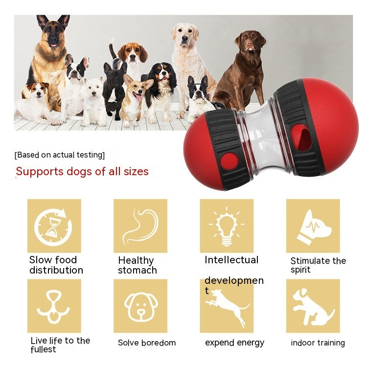 Interactive Food Dispensing Dog Toy – Tumbler Puzzle Feeder