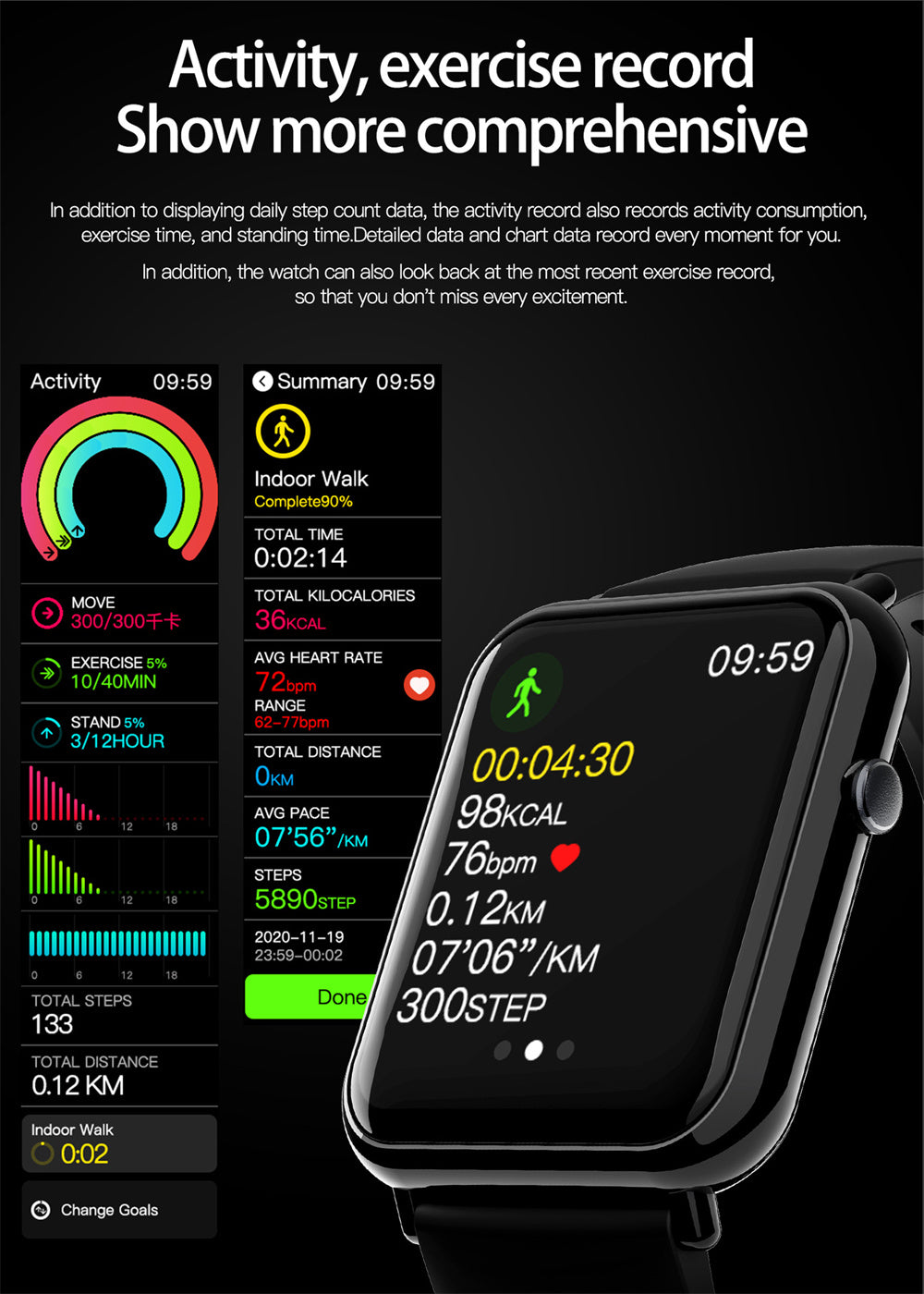 Women's Smart Waterproof Watch