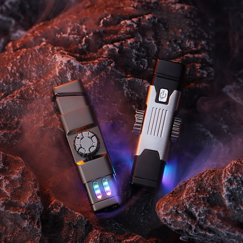High-Tech Cool Charging Lighter – Sleek, Rechargeable, and Windproof