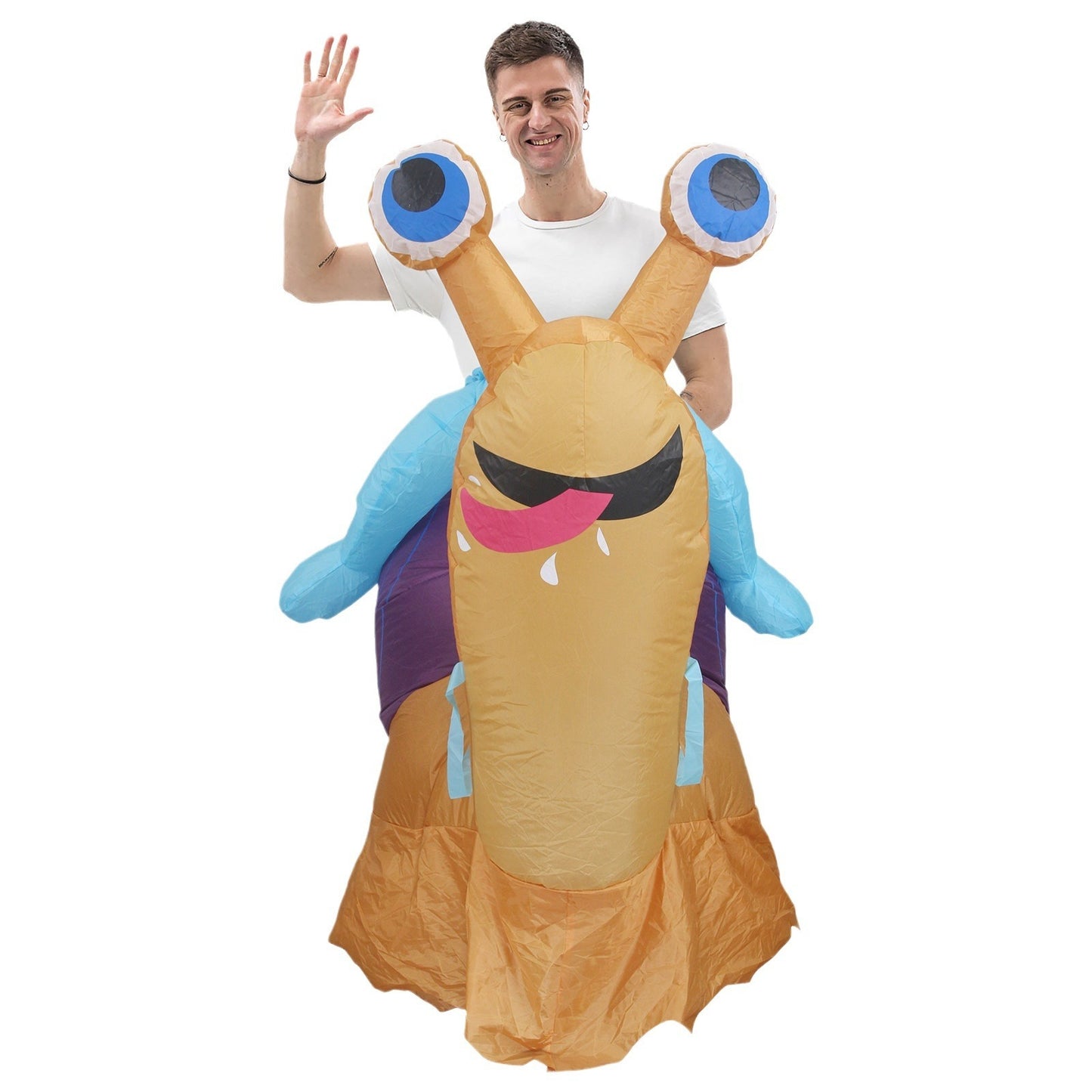 Halloween Inflatable Riding Snail Costume