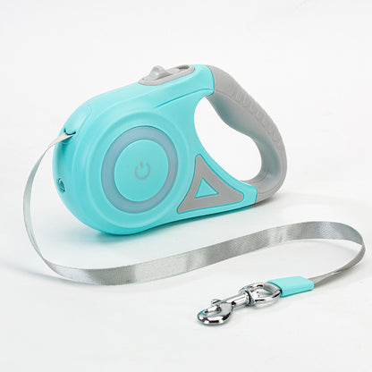 Retractable Dog Leash and Collar with Spotlight
