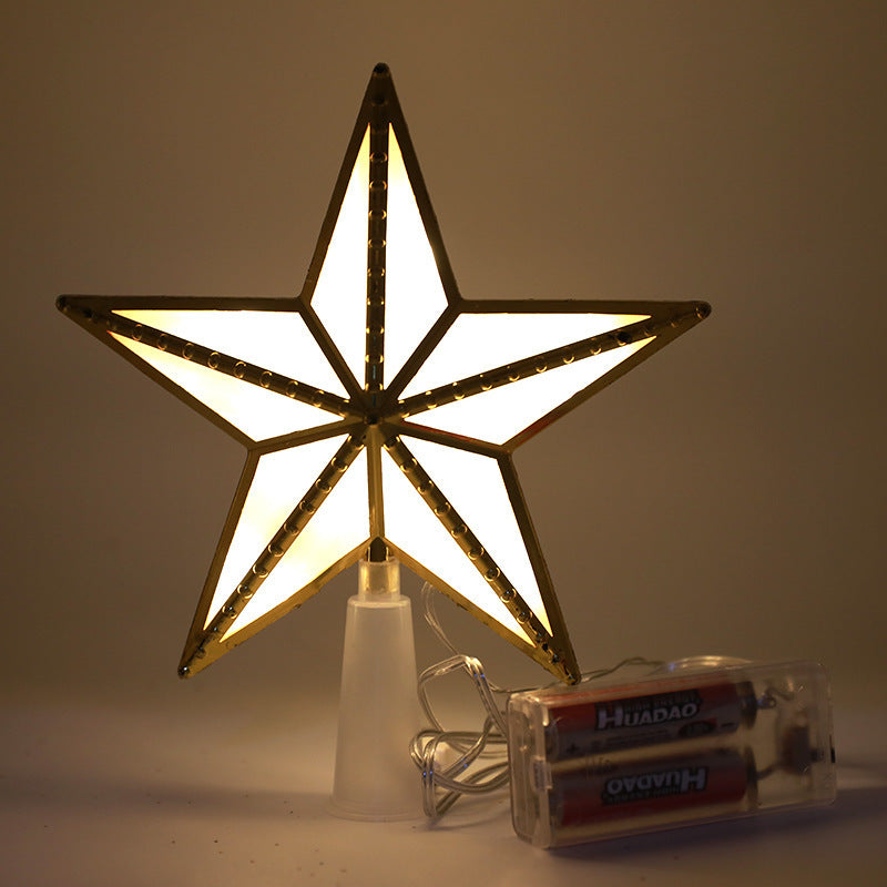 Christmas Lights Tree Top Star