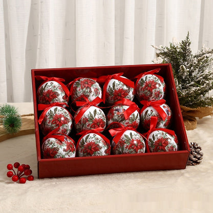 Exquisite Printed Christmas Tree Ornaments