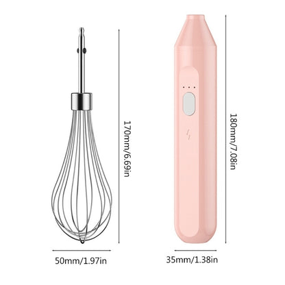 3-Speed Adjustable Electric Egg Beater & Milk Frother