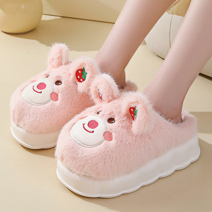 Cute Bear Fluffy Slippers