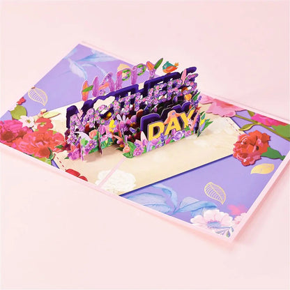 3D PopUp Flower Bouquet Cards Gift