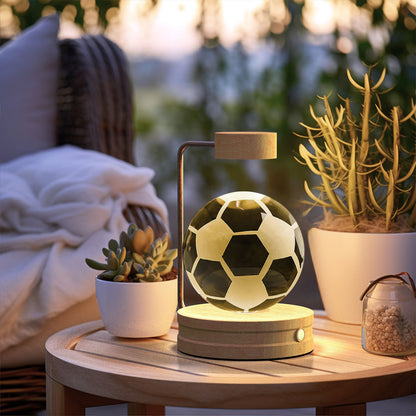 Crystal Ball Cosmic Night Light – USB-Powered