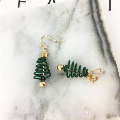 Christmas Tree Earrings Set