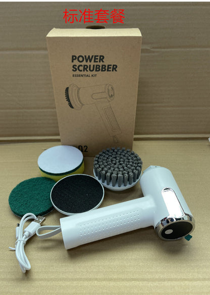 Smart Display Electric Cleaning Brush Kitchen Sink Waterproof Pot Brush Cleaning Tool