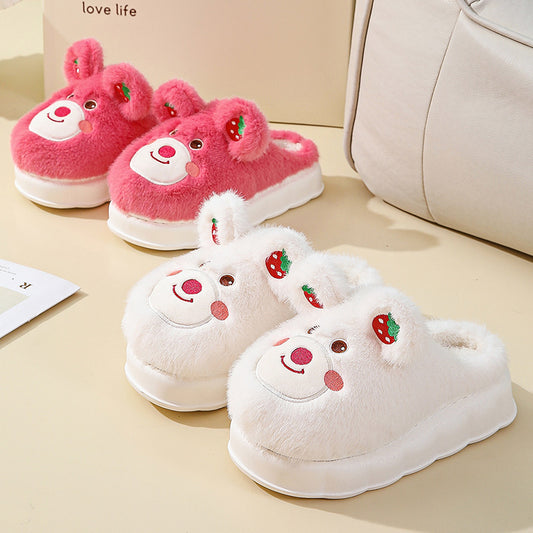 Cute Bear Fluffy Slippers