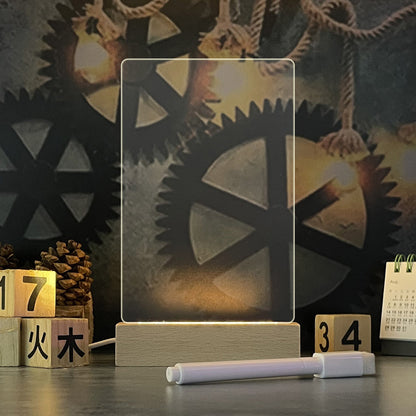 Creative LED Night Light with Message Board