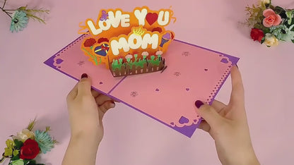 3D PopUp Flower Bouquet Cards Gift